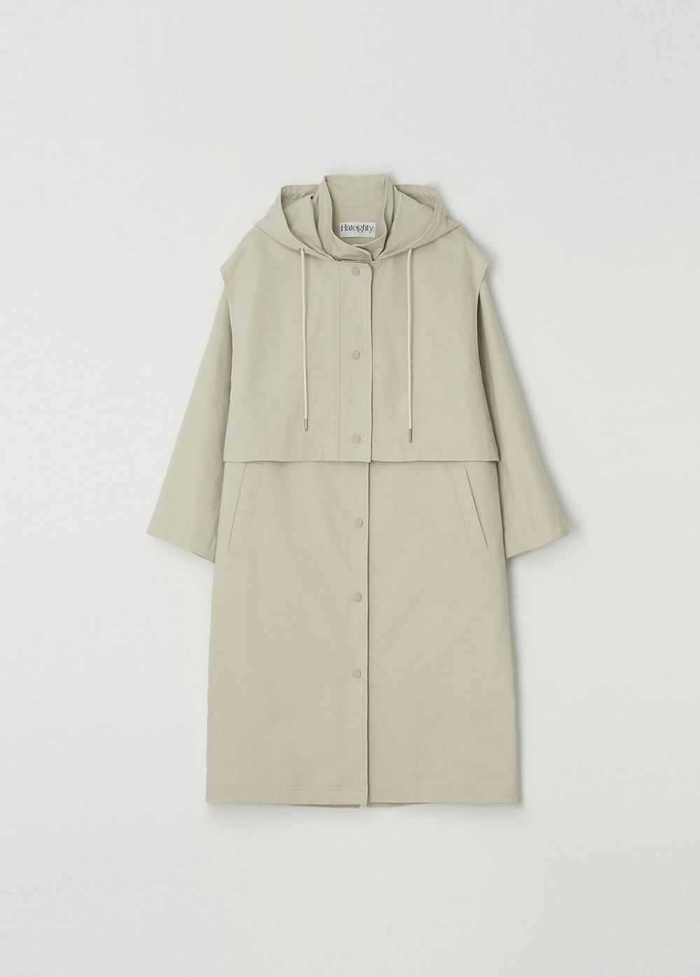 2nd/Ensemble hood coat (beige)