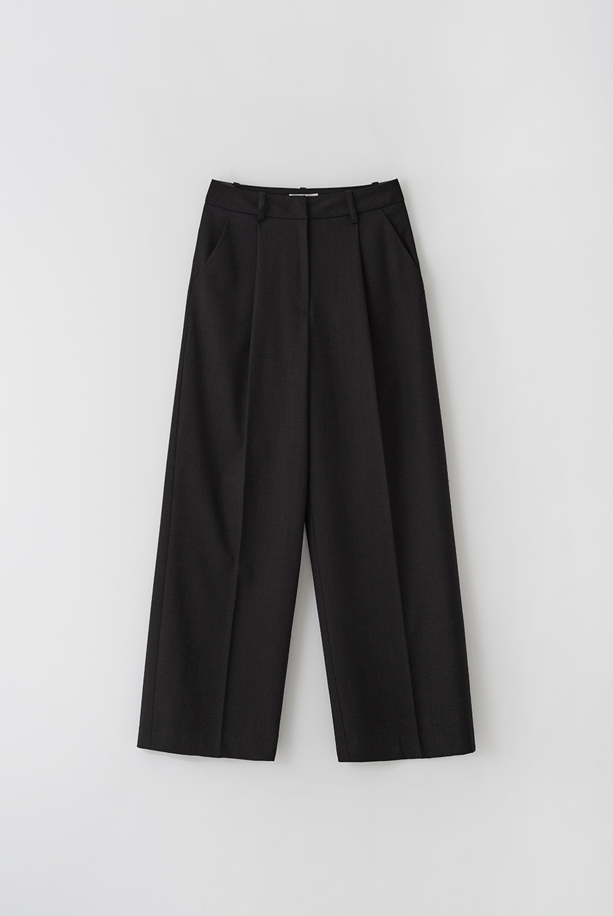 2nd/ Lapino Wool Pants (Charcoal)