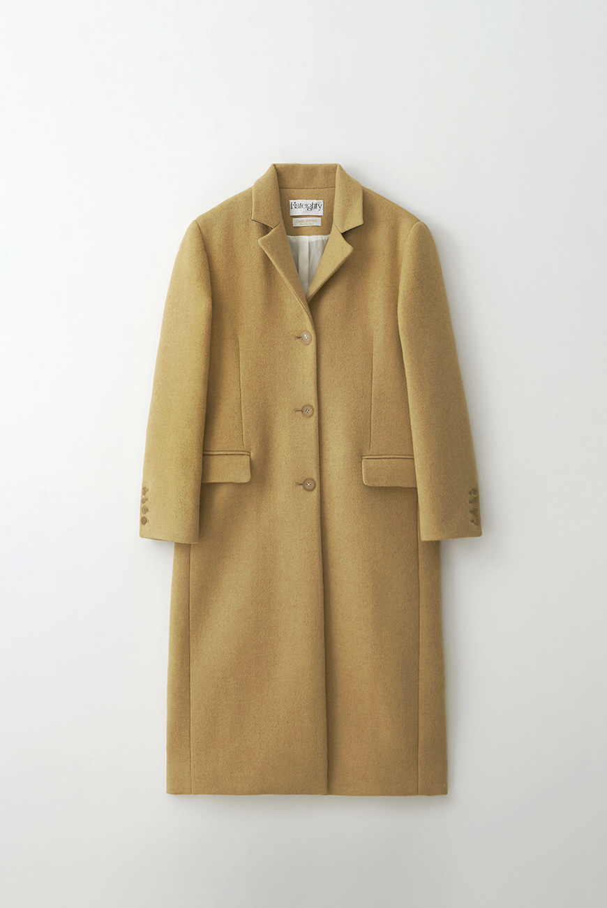 Wool Single Coat (Beige)(50% off)