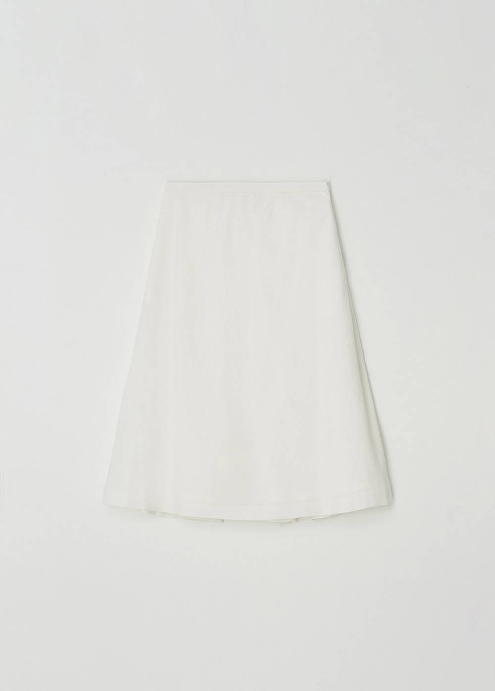 2nd/Back pleats skirt (white)